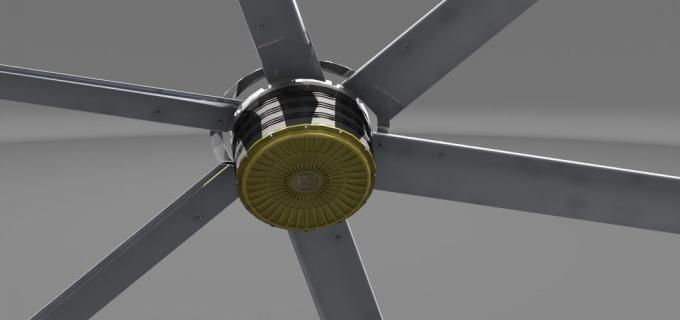 High Efficiency and Low Noise Hvls Fan with Permanent Magnet Synchronous Motor (PMSM) Motor