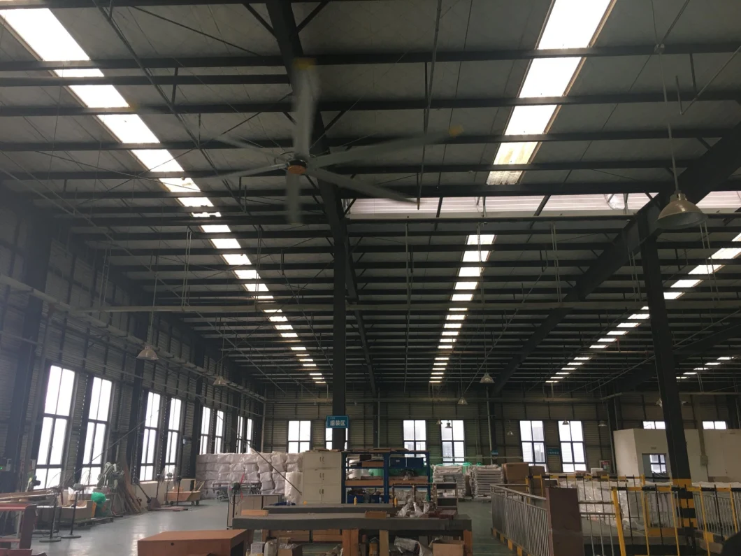 آلومینیوم مگنیزیم آلیاژ تیغه Hvls فن سقف برای 1.5kw Brushless Permanent Magnet AC 10