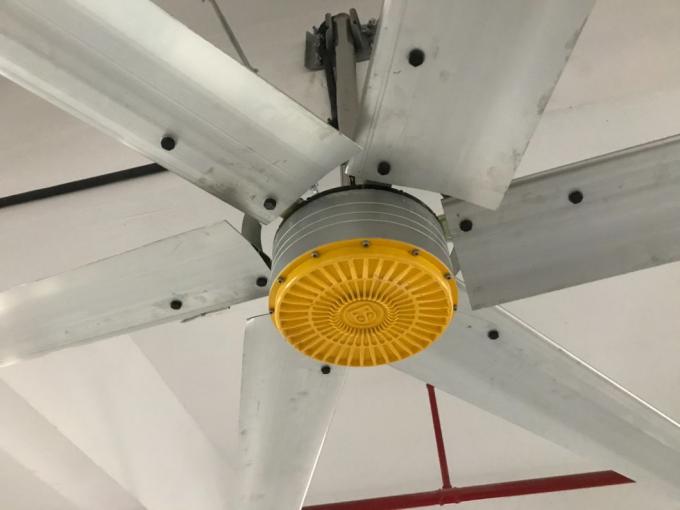 خنک کننده هوا افقی HVLS فن سقف 24 فوت فن سقف صنعتی ODM 0