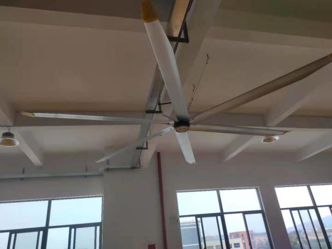خنک کننده هوا افقی HVLS فن سقف 24 فوت فن سقف صنعتی ODM 2