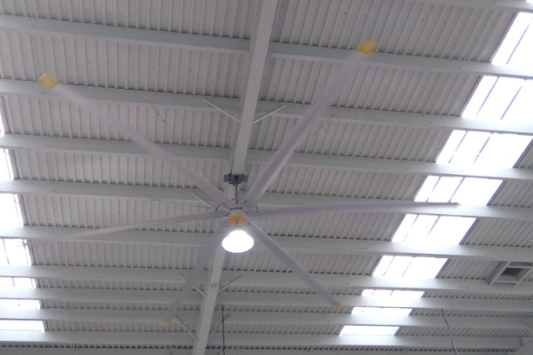 خنک کننده هوا افقی HVLS فن سقف 24 فوت فن سقف صنعتی ODM 3