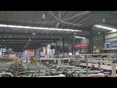 1.5KW منبع برق 5 تیغه 7.3m 24FT JUNYI صنعتی HVLS فن سقفی برای صنعتی