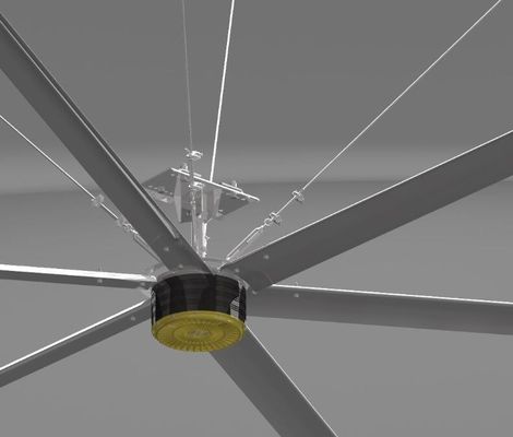 5m 16 فوت در فضای باز بازیافت گرما خاموش HVLS فن های صنعتی