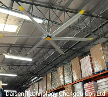 قیمت خوب هواپیمای صنعتی Daisen Hvls هواپیمای سقف خنک کننده هواپیمای خروجی با موتور Pmsm آنلاین