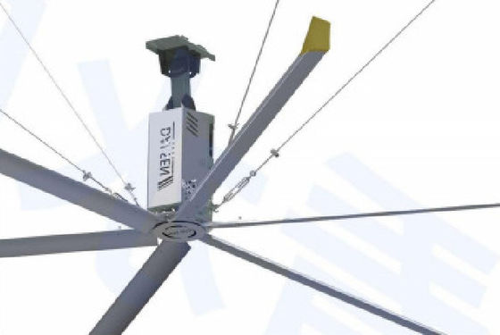 قیمت خوب OEM SGS RoHS فن های سقف غول پیکر قدرت بالا صنعتی برای انبار آنلاین