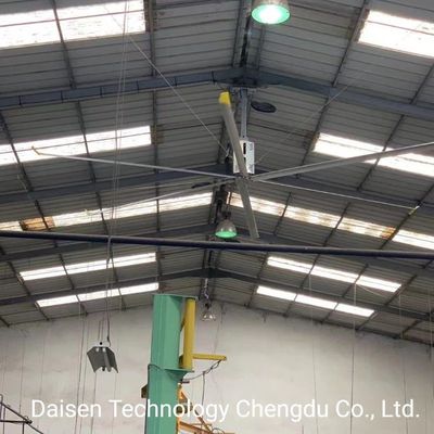 قیمت خوب هواپیمای بزرگ سقف صنعتی HVLS هواپیمای خنک کننده 7.3 متر 24 فوت آنلاین