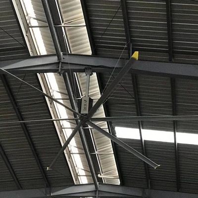 قیمت خوب 1.5kW خنک کننده هوا طبیعی خنک کننده هوا با سرعت بالا فنر سقف HVLS آنلاین