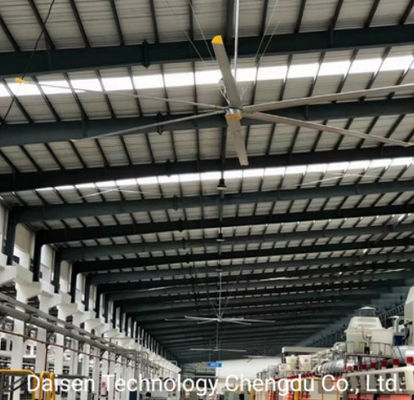 قیمت خوب 7.3M 24FT سقف بزرگ HVLS فن صنعتی تهویه دهنده خنک کننده در فضای بزرگ بالا آنلاین