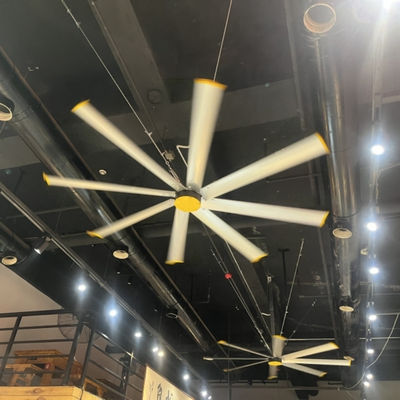 قیمت خوب کنترل کننده HVLS گردشگرهای صنعتی هوا با سطح کم سر و صدا ≤38db آنلاین
