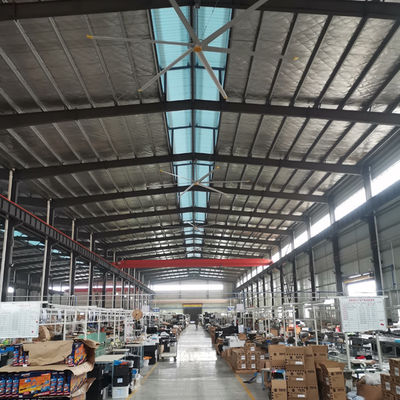 قیمت خوب 0.40KW فانتزیون های HVLS با سرعت بالا و حجم بالا برای مرکز ورزشی آنلاین