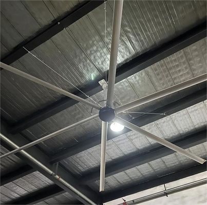 قیمت خوب 7.3m 24FT هواپیمای سقف صنعتی HVLS PMSM موتور بدون برس و حجم فوق العاده هوا آنلاین