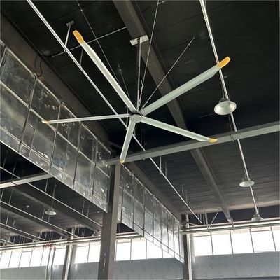 قیمت خوب رستوران BLCD موتور 10FT فن سقف بزرگ هوا خنک کننده هوا با 5 تیغه گواهینامه CE شامل آنلاین