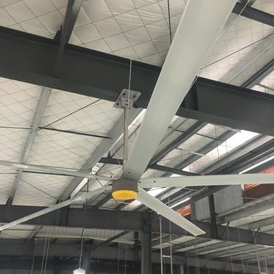 قیمت خوب ولتاژ بالا 6.1M / 20FT موتور مقناطیس دائمی هم زمان HVLS فن برای تهویه صنعتی آنلاین