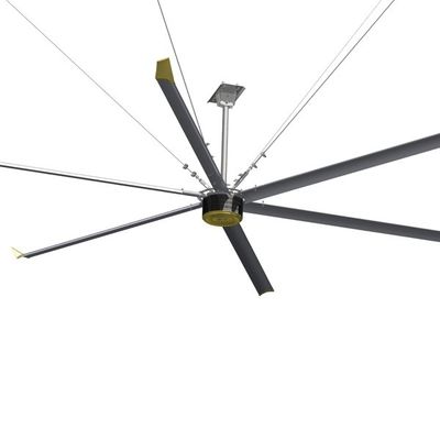 قیمت خوب 16ft PMSM HVLS فن های سقف برای گردش هوا و تهویه در انبار حجم آنلاین