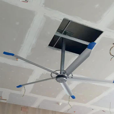 قیمت خوب فنر سقف HVLS تجاری 3.0m 10FT با 5 تیغه PMSM Motor Function خنک کننده هوا آنلاین