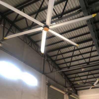 قیمت خوب پشتیبانی OEM 5.0m 16FT فن سقف HVLS بزرگ برای خنک سازی هوا و تهویه آنلاین