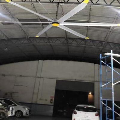 قیمت خوب صرفه جویی در انرژی 5.0m 16FT HVLS فن سقف برای نگهداری رایگان و تهویه بهبود یافته آنلاین