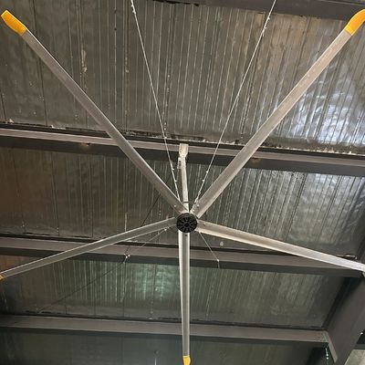قیمت خوب 5.0m 16FT صنعتی الکتریکی HVLS فن سقف برای خنک سازی و تخلیه بدون نگهداری آنلاین