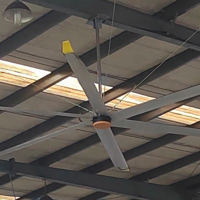 قیمت خوب 5.5m 18FT HVLS فن سقف برای رستوران مستقیم و کارخانه تولید ولتاژ بالا آنلاین
