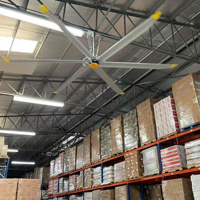 قیمت خوب نصب سقف 5.0m 16FT فن جریان هوا HVLS بزرگ برای خنک سازی و تهویه آنلاین