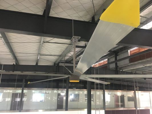 قیمت خوب 7.3 متر قطر Hvls فن های سقف بزرگ با صرفه جویی در انرژی مقناطیس دائمی موتور بدون گیر CE گواهینامه آنلاین