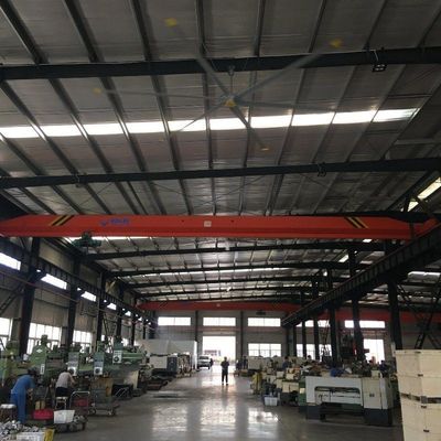قیمت خوب 7.3 متر HVLS فنر سقف صنعتی غول پیکر برای فضای بلند و بزرگ آنلاین