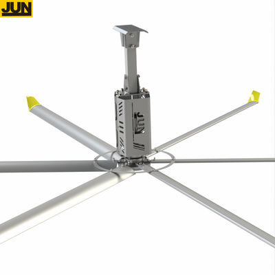 قیمت خوب 1.5KW 24FT سرعت پایین HVLS فن های صنعتی برای خانه مسکونی آنلاین
