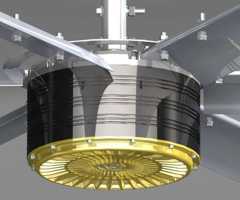 قیمت خوب 24FT تهویه خنک کننده فن های HVLS فوق العاده بزرگ آنلاین