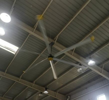 قیمت خوب 6.7M 55RPM حجم بالا و سرعت پایین فن های سقف مسکونی آنلاین