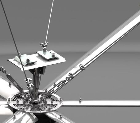 قیمت خوب 7.3m 50RPM فن سقف تیغه آلومینیوم برای تهویه کارگاه آنلاین